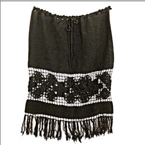 Crochet Lace Swimsuit Coverup, Yoga Wear, Skirt